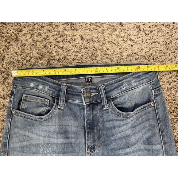 Judy Blue Relaxed Fit Distressed Mid-Rise Jeans - Size 5/27 - Picture 6 of 7